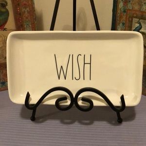 Rae Dunn “Wish” 9x5 Tray. NEW!